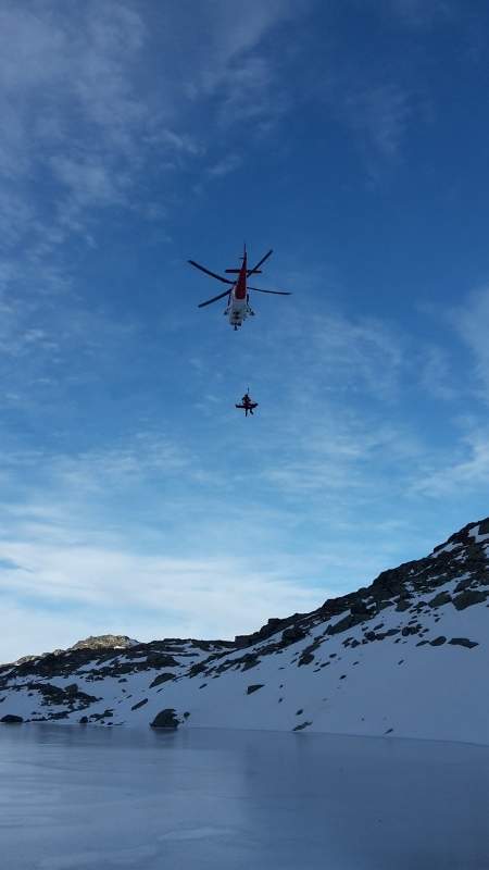 Vrtulník transportoval zraněného do nemocnice